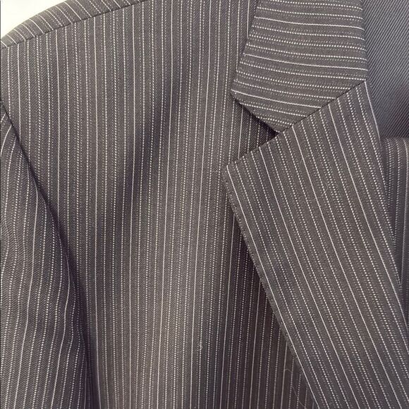 Men's Black Austin Reed Pinstripe suit - Picture 2 of 4